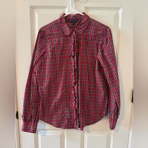 Brooks Brothers Red Plaid Kids Shirt